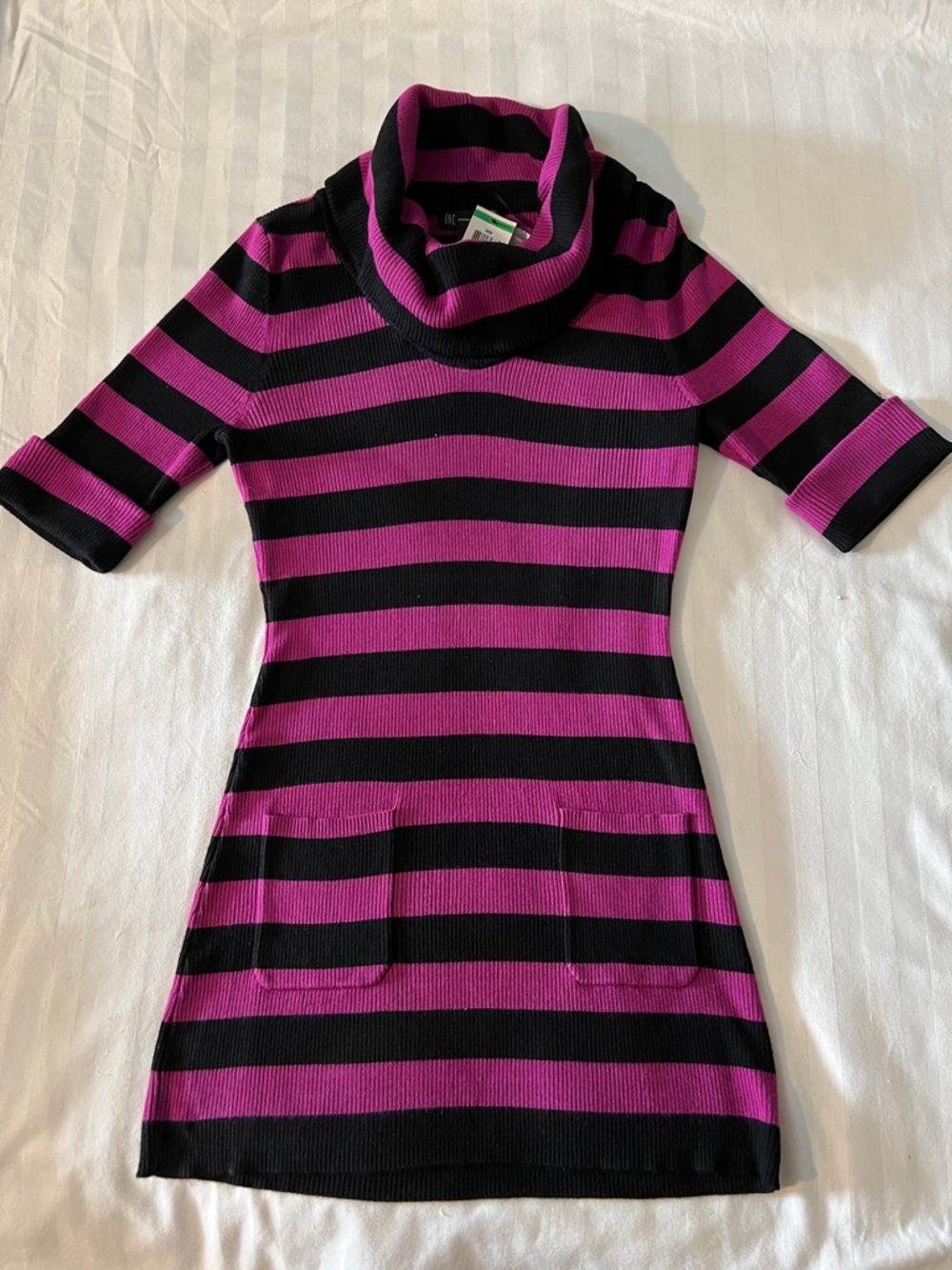 I.N.C. International Concepts Cowl Neck Short sleeve Tunic -  size Large